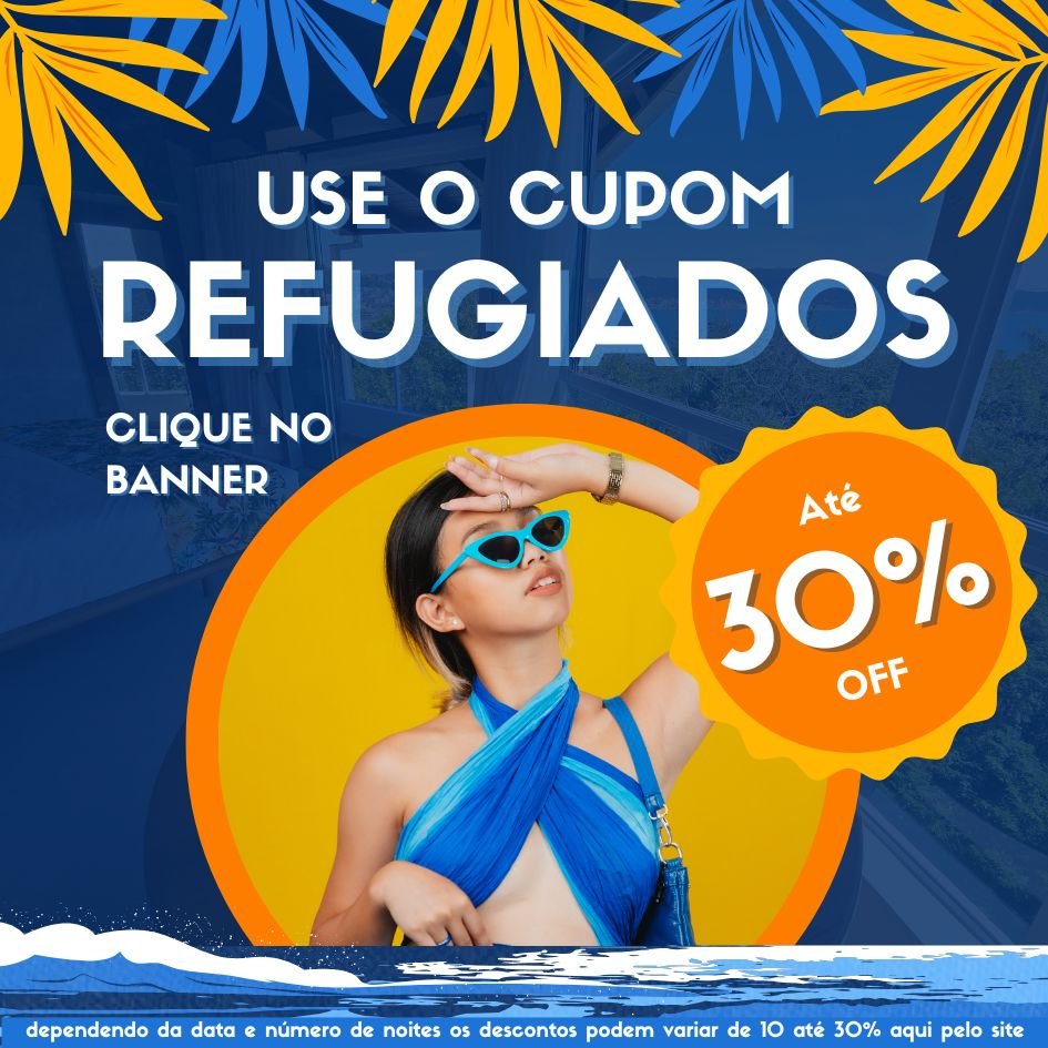 Use o cupom REFUGIADOS e ganhe até 30% OFF (Desktop)